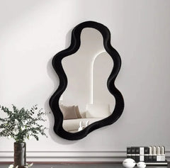 Sculpted Wave Wall Mirror