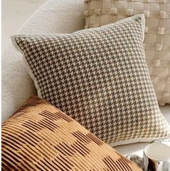 Timeless Brown Vintage Throw Pillow