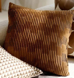 Timeless Brown Vintage Throw Pillow