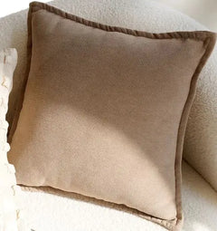 Timeless Brown Vintage Throw Pillow