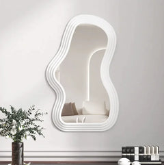 Sculpted Wave Wall Mirror