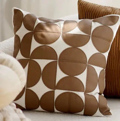 Timeless Brown Vintage Throw Pillow