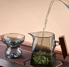 Mountain Serenity Glass Tea Set